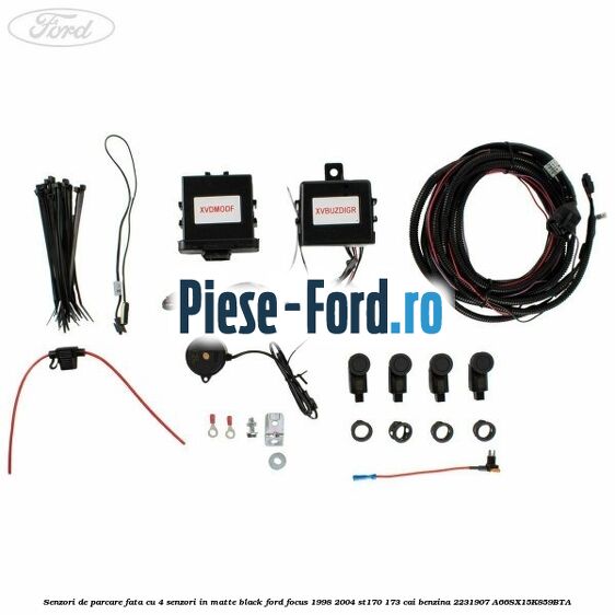 Senzori de parcare fata, cu 4 senzori in matte black Ford Focus 1998-2004 ST170 173 cai benzina #EC14CE0757