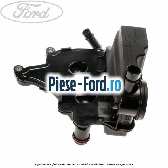 Piulita cu flansa M12 1.75 mm Ford C-Max 2011-2015 2.0 TDCi 115 cai diesel