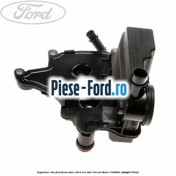 Piulita cu flansa M12 1.75 mm Ford Focus 2011-2014 2.0 TDCi 115 cai diesel