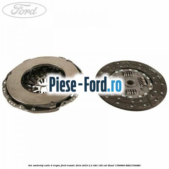 Set ambreiaj cutie 6 trepte Ford Transit 2014-2018 2.2 TDCi 155 cai diesel #C2FD56A618