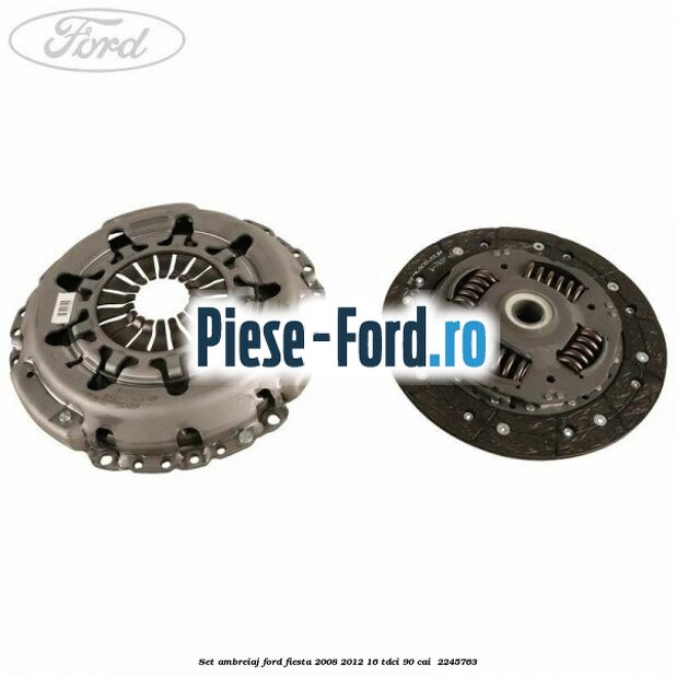 Set ambreiaj Ford Fiesta 2008-2012 1.6 TDCi 90 cai #C63A8EFBED