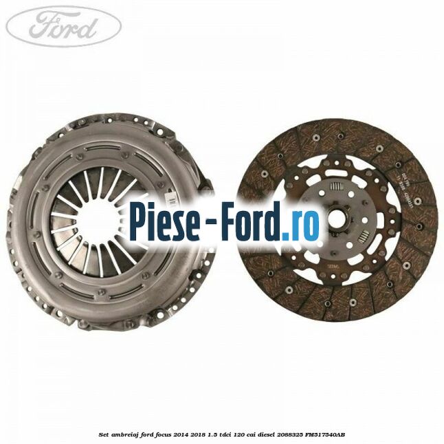 Set ambreiaj Ford Focus 2014-2018 1.5 TDCi 120 cai diesel #966FD13F85
