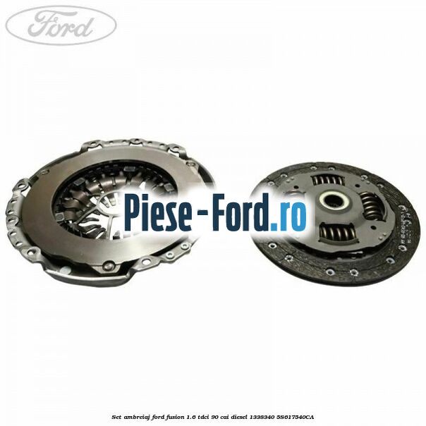 Disc ambreiaj Ford Fusion 1.6 TDCi 90 cai diesel