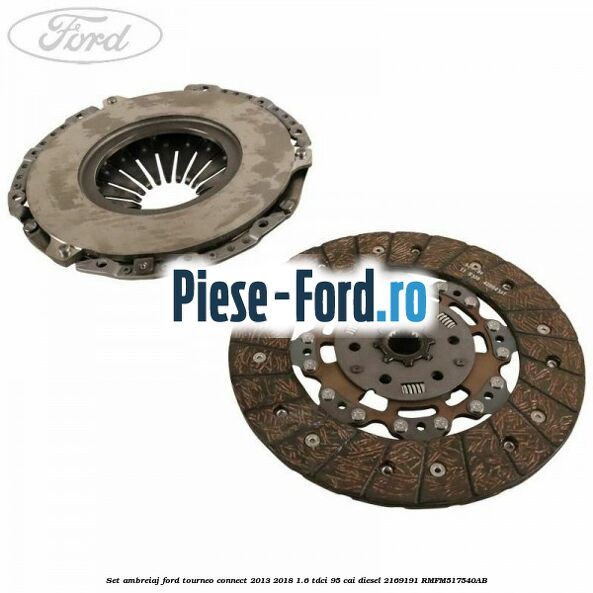 Set ambreiaj Ford Tourneo Connect 2013-2018 1.6 TDCi 95 cai #9179F330D3
