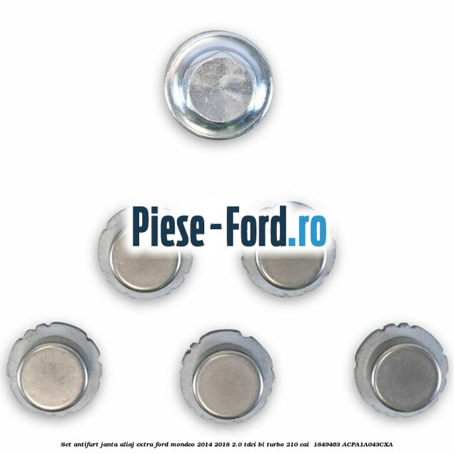 Set antifurt janta aliaj extra Ford Mondeo 2014-2018 2.0 TDCi Bi-Turbo 210 cai  #2DB0EB9B77