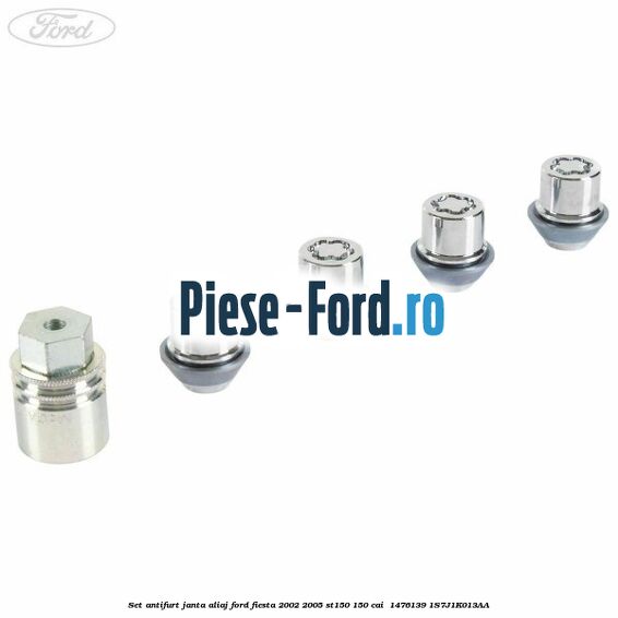 Set antifurt janta aliaj Ford Fiesta 2002-2005 ST150 150 cai  #0571B55A22