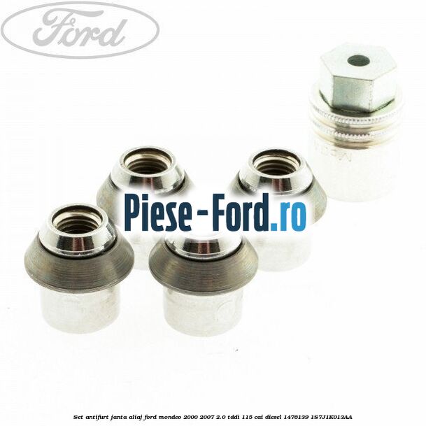 Set antifurt janta aliaj Ford Mondeo 2000-2007 2.0 TDDI 115 cai diesel #605FDF05EF