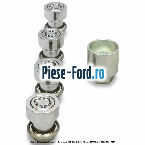 Set antifurt janta aliaj Ford S-Max 2007-2014 2.3 160 cai  #C6CE42CA3A