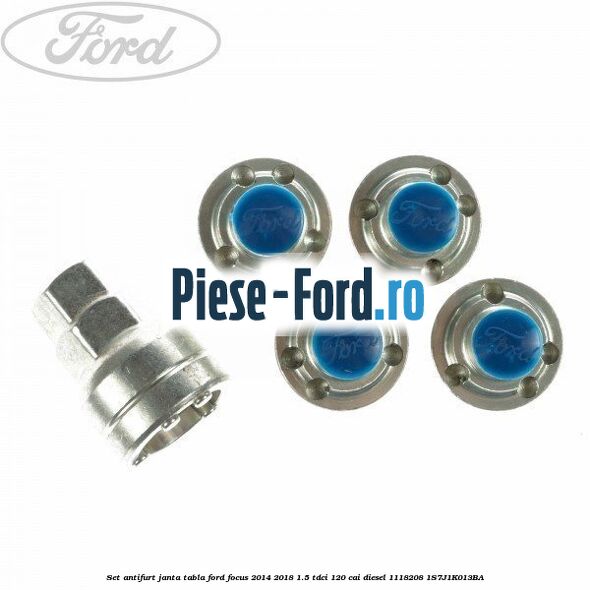 Set antifurt janta tabla Ford Focus 2014-2018 1.5 TDCi 120 cai diesel