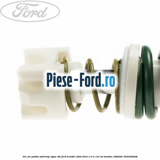 Set arc pedala ambreiaj capac alb Ford Mondeo 2008-2014 1.6 Ti 110 cai benzina #13082F575B