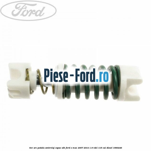 Set arc pedala ambreiaj capac alb Ford S-Max 2007-2014 1.6 TDCi 115 cai