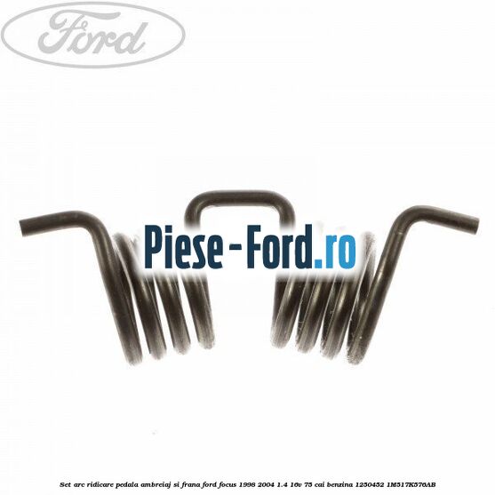 Set arc ridicare pedala ambreiaj si frana Ford Focus 1998-2004 1.4 16V 75 cai benzina