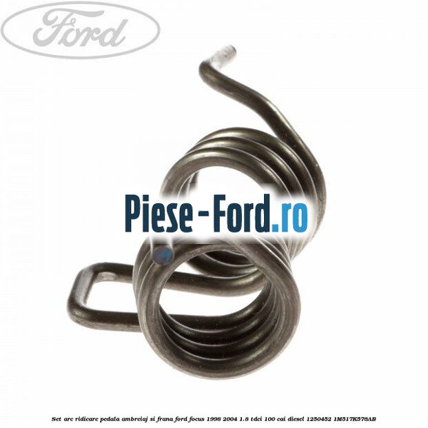 Set arc ridicare pedala ambreiaj si frana Ford Focus 1998-2004 1.8 TDCi 100 cai diesel #93808F60B6