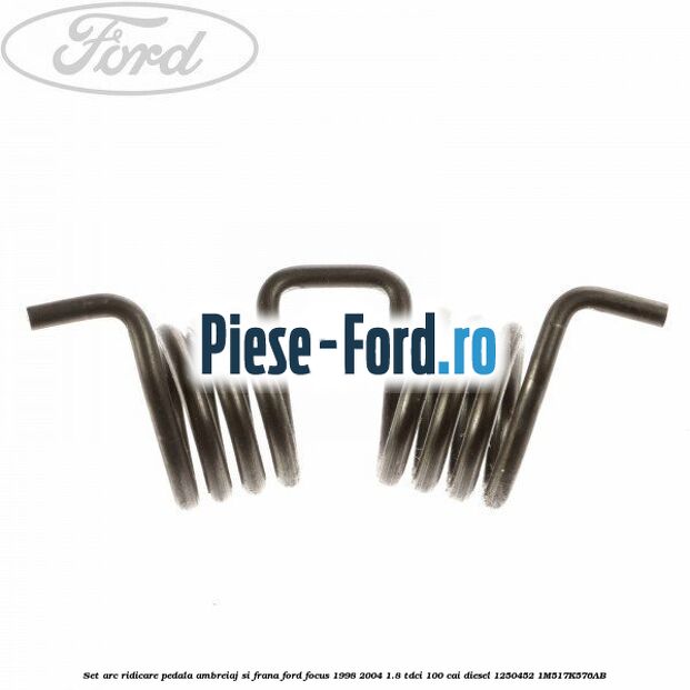 Set arc ridicare pedala ambreiaj si frana Ford Focus 1998-2004 1.8 TDCi 100 cai diesel #93808F60B6