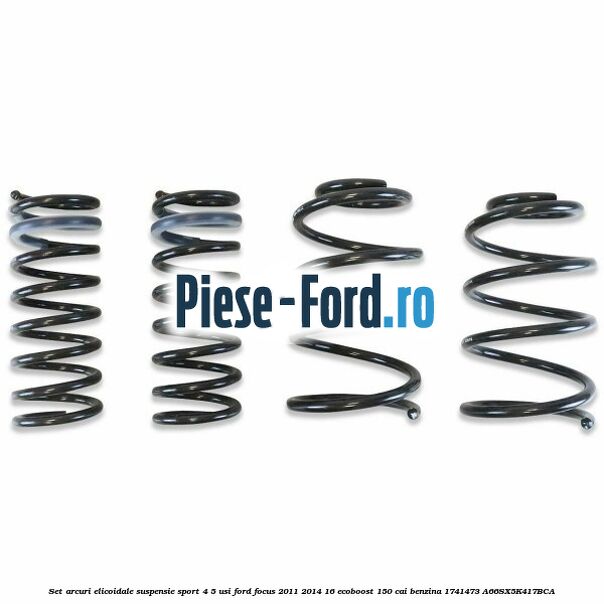 Set arcuri elicoidale suspensie sport, 4/5 usi Ford Focus 2011-2014 1.6 EcoBoost 150 cai #BA78D5972B Set arcuri elicoidale suspensie sport, 4/5 usi Ford Focus 2011-2014 1.6 EcoBoost 150 cai #BA78D5972B