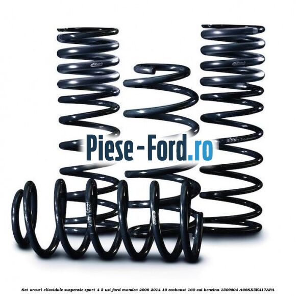 Set arcuri elicoidale suspensie sport 4/5 usi Ford Mondeo 2008-2014 1.6 EcoBoost 160 cai #595172CE22