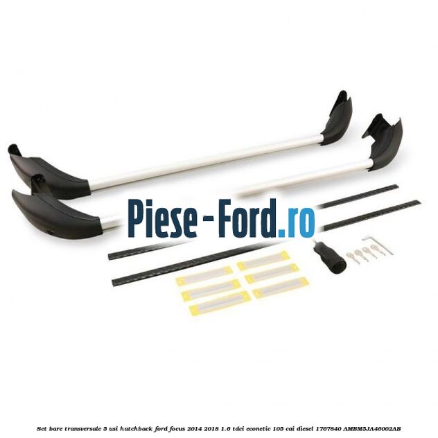 Set bare transversale 5 usi hatchback Ford Focus 2014-2018 1.6 TDCi ECOnetic 105 cai #DC3C330A7F Set bare transversale 5 usi hatchback Ford Focus 2014-2018 1.6 TDCi ECOnetic 105 cai diesel #DC3C330A7F