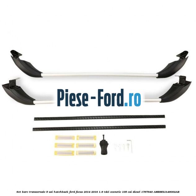 Set bare transversale 5 usi hatchback Ford Focus 2014-2018 1.6 TDCi ECOnetic 105 cai #DC3C330A7F Set bare transversale 5 usi hatchback Ford Focus 2014-2018 1.6 TDCi ECOnetic 105 cai diesel #DC3C330A7F