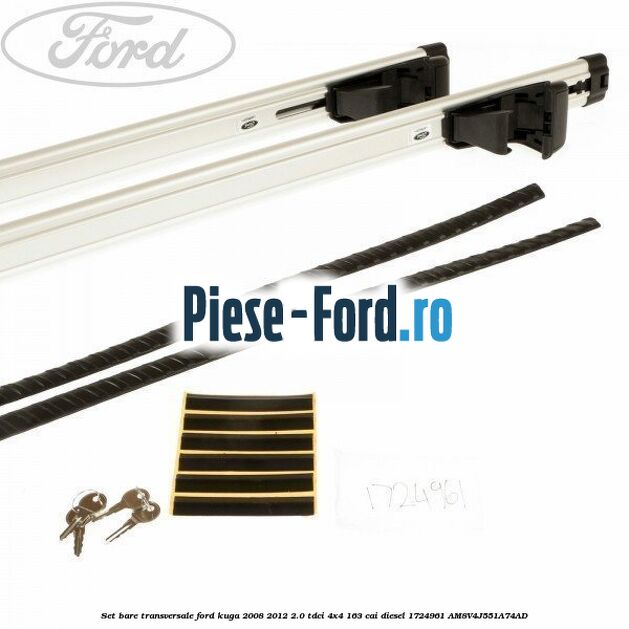 Set bare transversale Ford Kuga 2008-2012 2.0 TDCI 4x4 163 cai diesel #CBC7457D1A