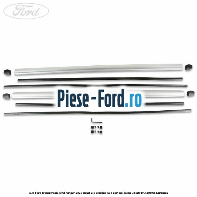 Set bare transversale Ford Ranger 2019-2022 2.0 EcoBlue 4x4 130 cai diesel #D6E17385FA