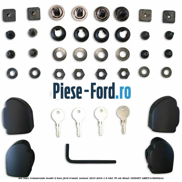 Set bare transversale model 2 bare Ford Transit Connect 2013-2018 1.5 TDCi 75 cai #B2F5C03C2B Set bare transversale model 2 bare Ford Transit Connect 2013-2018 1.5 TDCi 75 cai diesel #B2F5C03C2B