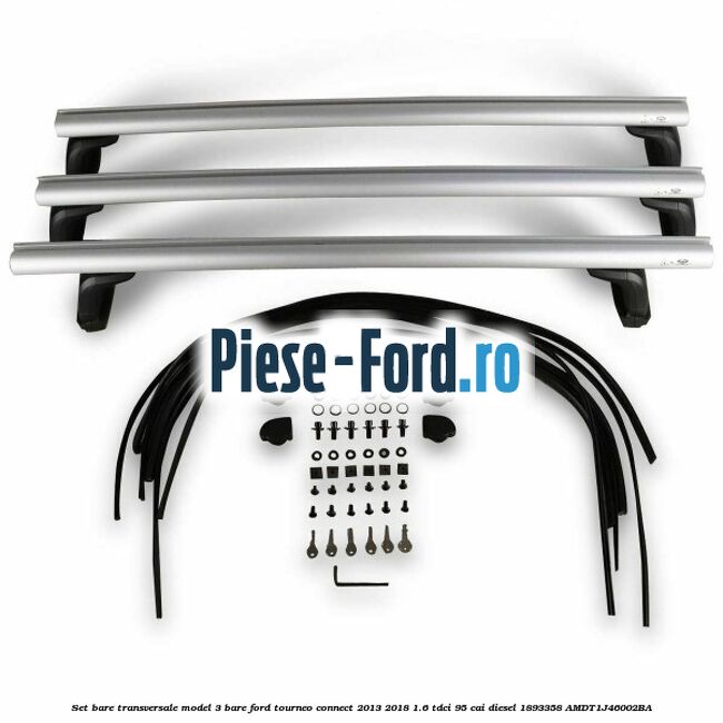 Set bare transversale model 2 bare Ford Tourneo Connect 2013-2018 1.6 TDCi 95 cai diesel