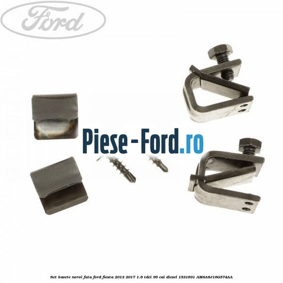 Set bavete noroi fata Ford Fiesta 2013-2017 1.6 TDCi 95 cai diesel #DB412789EA