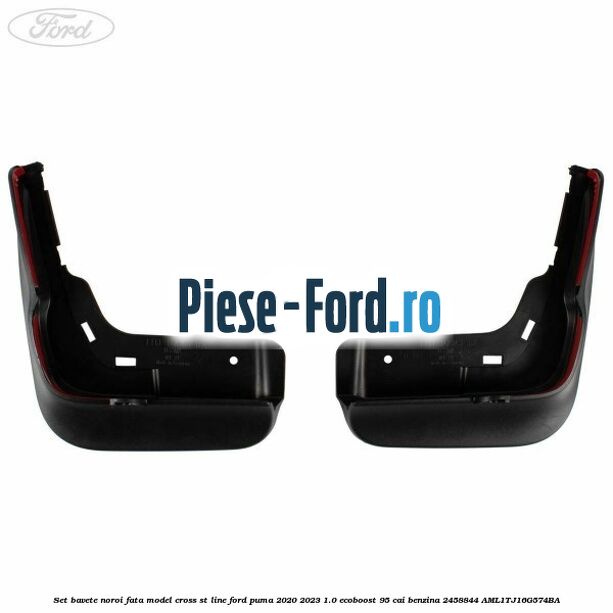 Set bavete noroi fata model Cross ST Line Ford Puma 2020-2023 1.0 EcoBoost 95 cai benzina #FECC7D0019