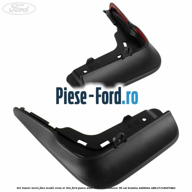 Set bavete noroi fata model Cross ST Line Ford Puma 2020-2023 1.0 EcoBoost 95 cai benzina #FECC7D0019