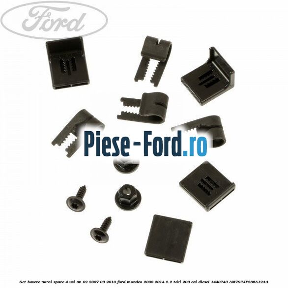 Set bavete noroi spate 4 Usi an 02/2007-09/2010 Ford Mondeo 2008-2014 2.2 TDCi 200 cai diesel #9D1727817A