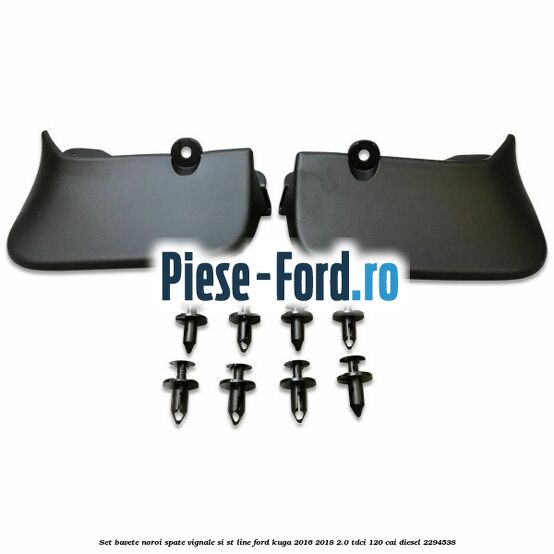 Set bavete noroi spate Vignale si ST-line Ford Kuga 2016-2018 2.0 TDCi 120 cai