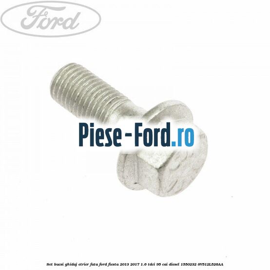 Set bucsi ghidaj etrier fata Ford Fiesta 2013-2017 1.6 TDCi 95 cai diesel