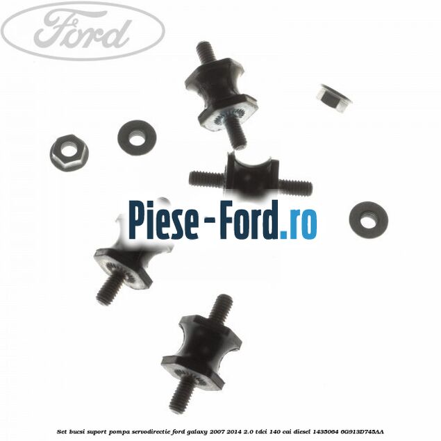 Set bucsi suport pompa servodirectie Ford Galaxy 2007-2014 2.0 TDCi 140 cai diesel