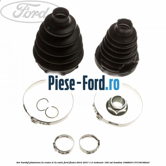 Set burduf planetara la roata si la cutie Ford Fiesta 2013-2017 1.0 EcoBoost 100 cai benzina