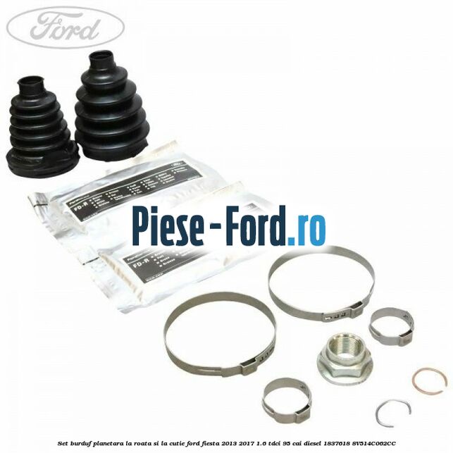 Set burduf planetara la roata si la cutie Ford Fiesta 2013-2017 1.6 TDCi 95 cai diesel