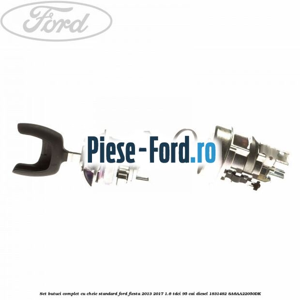Set butuci complet cu cheie standard Ford Fiesta 2013-2017 1.6 TDCi 95 cai diesel