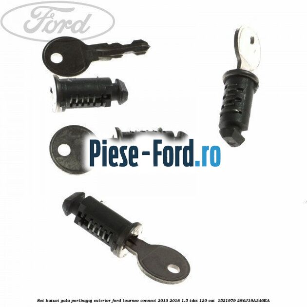 Set butuci yala portbagaj exterior Ford Tourneo Connect 2013-2018 1.5 TDCi 120 cai  #BE856777D9