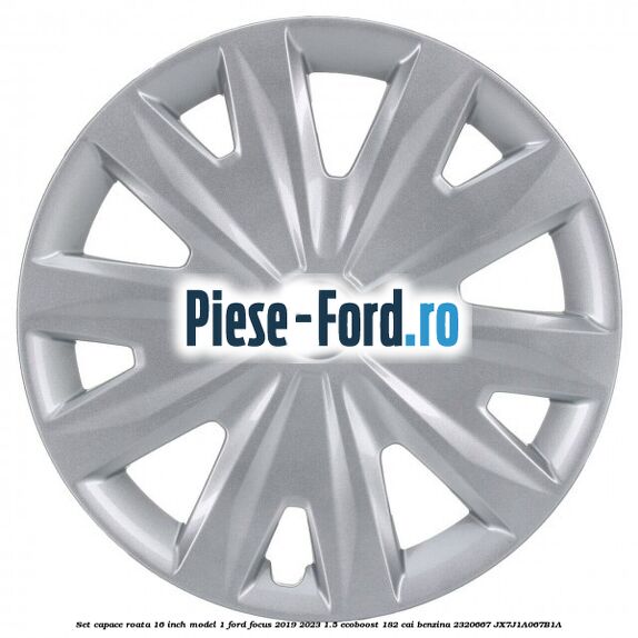 Set capace roata 16 inch model 1 Ford Focus 2019-2023 1.5 EcoBoost 182 cai benzina #E3A2EB4B0F
