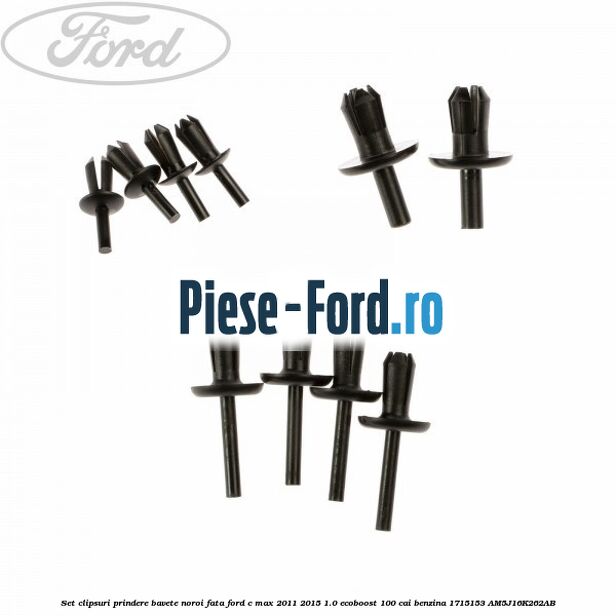 Set bavete noroi spate Ford C-Max 2011-2015 1.0 EcoBoost 100 cai benzina