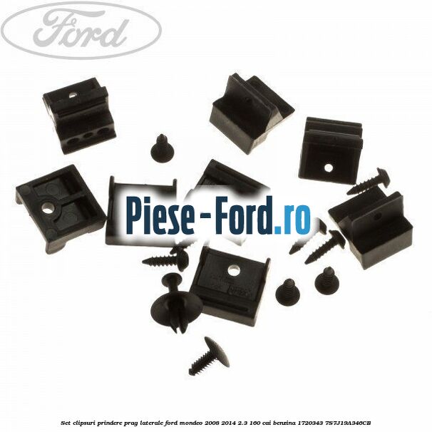 Set clipsuri prindere prag laterale Ford Mondeo 2008-2014 2.3 160 cai benzina