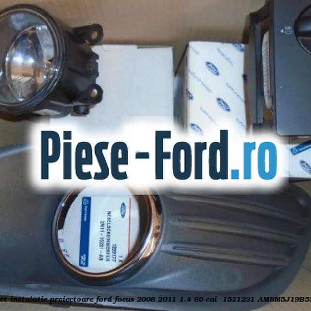 Set complet instalatie proiectoare Ford Focus 2008-2011 1.4 80 cai  #C130632011