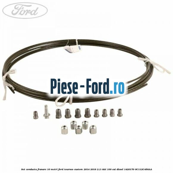 Set conducta franare 10 metri Ford Tourneo Custom 2014-2018 2.2 TDCi 100 cai diesel