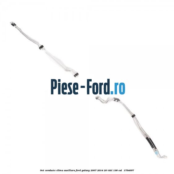 Set conducte clima auxiliara Ford Galaxy 2007-2014 2.0 TDCi 136 cai #D3C8F8DB02