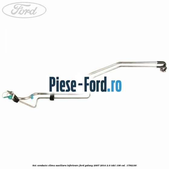 Set conducte clima auxiliara inferioare Ford Galaxy 2007-2014 2.0 TDCi 136 cai  #16A22686C5