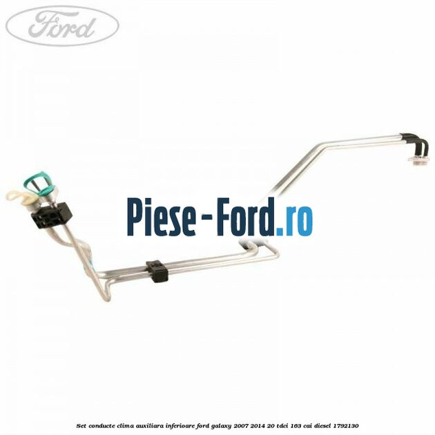 Set conducte clima auxiliara inferioare Ford Galaxy 2007-2014 2.0 TDCi 163 cai #470E189A31