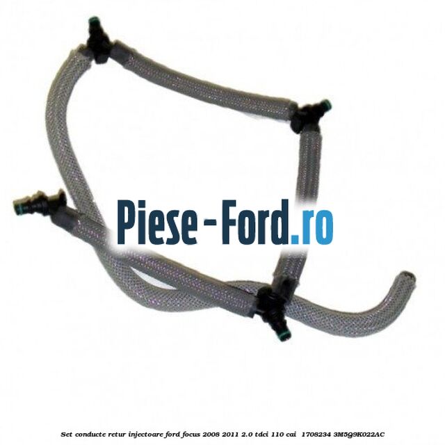 Set conducte retur injectoare Ford Focus 2008-2011 2.0 TDCi 110 cai  #1B59AD3166