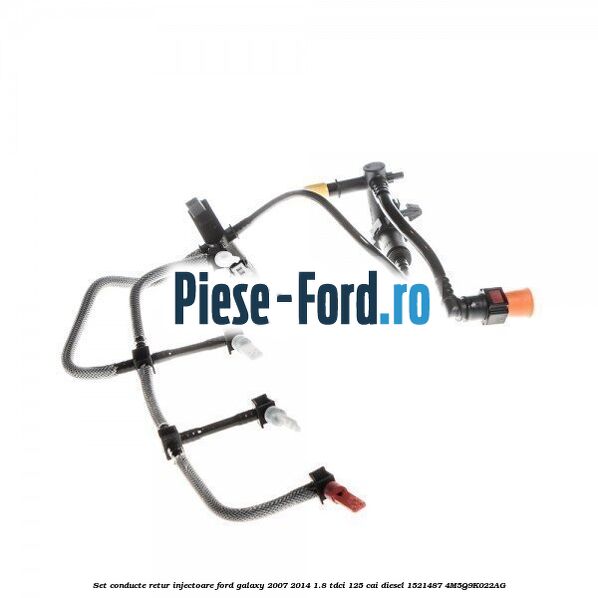 Set conducte retur injectoare Ford Galaxy 2007-2014 1.8 TDCi 125 cai diesel #9C37A83A32