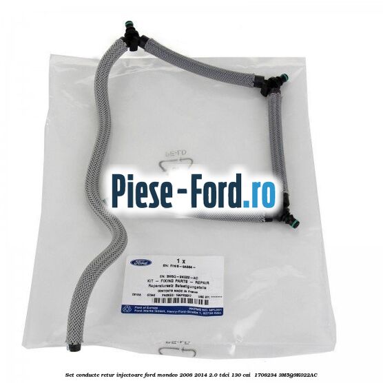 Set conducte retur injectoare Ford Mondeo 2008-2014 2.0 TDCi 130 cai  #6391CC2BA0
