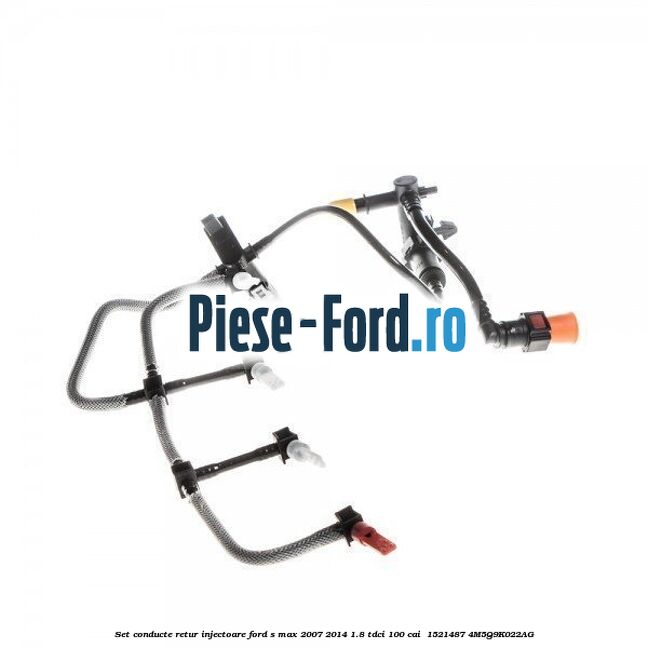 Set conducte retur injectoare Ford S-Max 2007-2014 1.8 TDCi 100 cai  #0D2954546E