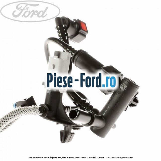Set conducte retur injectoare Ford S-Max 2007-2014 1.8 TDCi 100 cai  #0D2954546E